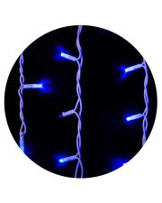 Белая уличная светодиодная гирлянда Delux EN ICICLE 75LED (90016592) 2x0,7м IP44 (синий свет)