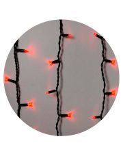 Уличная светодиодная гирлянда Delux EN ICICLE 120LED (90009069) 2x0,9м IP44 (красный свет) черный шнур