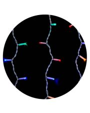Белая уличная светодиодная гирлянда Delux EN ICICLE 108LED (90012949) 2x1м 27 мигающих диодов IP44