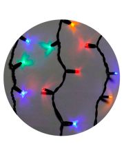Уличная светодиодная гирлянда Delux EN ICICLE 108LED (90012950) 2x1м 27 мигающих диодов IP44 черный шнур