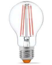 Филаментная фитолампа Videx Filament A60FF E27 8Вт 1200K (VL-A60FF-08271) для растений
