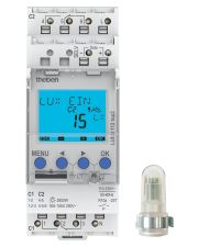 Сумеречное реле Theben Luna 112 top3 AL 230В AC 1-99000Лк с датчиком накладного монтажа