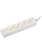 Пятиместная переноска Generica (WYP10-10-05-03-Z-G) У05 10А 250В 2P+PE 3м 3х1мм²