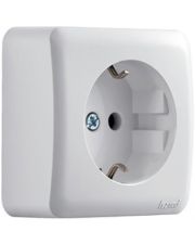 Розетка Lezard "Viola" (751-0200-122B) з/з (біла)
