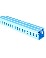 Перфарований короб E.Next e.trunking.perf.stand.100.100 пластиковий 100х100мм 2м блакитний (s13033027)