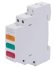Світловий індикатор на DIN-рейку E.Next e.i.din.380.3f.red (p059011)