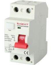 УЗО E.Next e.rccb.pro.2.63.100 1Р+N 63А 100мА (p003010)