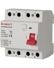 ПЗВ E.Next e.rccb.pro.4.63.30 3P+N 63А 30мА (p003020)