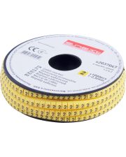 Кабельний маркер E.Next e.marker.stand.1.2.5.2 1-2,5 кв.мм 2 1000шт (s2037047)