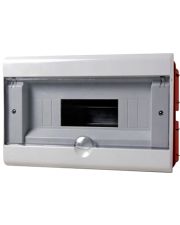 Корпус пластиковый E.Next e.plbox.stand.w.08 8-модульный встроенный (CBA908)