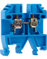 Наборная клеммная колодка E.Next e.tc.din.pro.2.5.blue на DIN-рейке синяя (p049022)