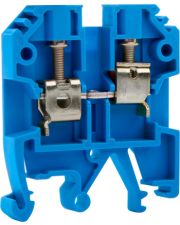 Набірна клемна колодка E.Next e.tc.din.pro.4.blue на DIN-рейку синя (p049024)