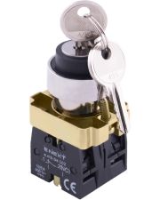Кнопка управления E.Next e.mb.bg25.lr 1NO+1NC 1-0 (p0810137) (ключ вынимается слева)