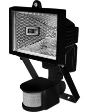 Прожектор E.Next e.halogen.move.500.black 500Вт з датчиком руху чорний (l003012)