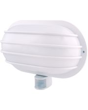 Настінний світильник E.Next e.sensor.lum.69.e27.white(білий) з датчиком руху 180° IP44 білий (s061026)