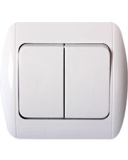 Двухклавишный выключатель E.Next e.install.stand.812 (s035005)