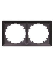Рамка 2-местная E.Next e.lux.10044L.2.fr.anthracite антрацит (ins0040052)