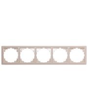 Рамка 5-местная E.Next e.lux.10104L.5.fr.ivory слоновая кость (ins0040062)