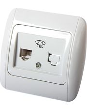 Телефонная розетка E.Next e.install.stand.814P1 (s035030)