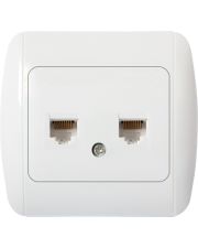 Компьютерная розетка E.Next e.install.stand.819С2 двойная (s035033)