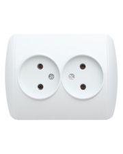Двойная розетка E.Next e.install.stand.810D с з/к (s035037)