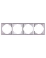 Рамка 4-містна E.Next e.lux.10084L.4.fr.aluminium алюміній (ins0040092)