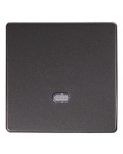 Одинарная клавиша E.Next e.lux.11171L.pn.l.anthracite с подсветкой антрацит (ins0040016)