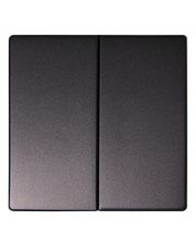 Двойная клавиша E.Next e.lux.11021L.pn.anthracite антрацит (ins0040020)