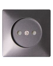 Панель розетки E.Next e.lux.12211L.pn.anthracite антрацит (ins0040036)