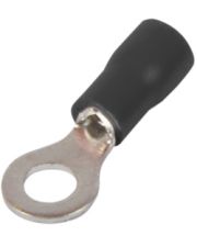 Изолированный наконечник E.Next e.terminal.stand.rv1.1,25.8.black 0.5-1.5 кв.мм черный (s1036017)