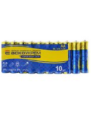 Солевая батарейка Аско-Укрем AА.R6.SP10 (shrink 10)