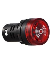 Мигающий зуммер Аско-Укрем AD22-22 BM/r 220В АС красный (A0140030159)