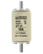 Запобіжник Аско-Укрем NH00 10A gG (A0050010007)