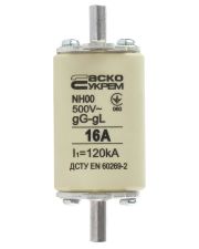 Запобіжник Аско-Укрем NH00 16A gG (A0050010008)