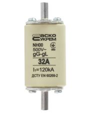 Запобіжник Аско-Укрем NH00 32A gG (A0050010010)