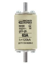 Запобіжник Аско-Укрем NH00 63A gG (A0050010013)