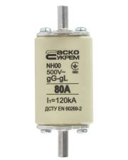 Запобіжник Аско-Укрем NH00 80A gG (A0050010014)