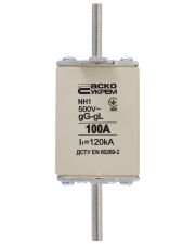 Запобіжник Аско-Укрем NH1 100A gG (A0050010028)
