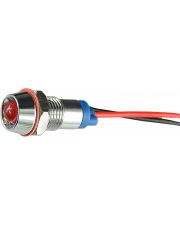 Сигнальная арматура Аско-Укрем AС22C-8 24В AC/DC красная (A0140030213)