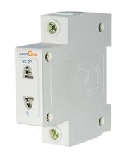 Розетка на Din-рейку ECOHOME ECO SC 2P (ECO080010001)