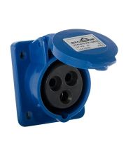 Силовой разъем ECOHOME ECO-413 2Р+РЕ 16А/3 (ECO016010007)