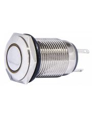 Кнопка Аско-Укрем TYJ 16-261 1NO+1NC 220В з підсвічуванням жовта (A0140010094)
