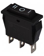 Переключатель Аско-Укрем KCD3-103 B/B (I-0-II) черный (A0140040031)