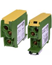 Розподільчий блок ETI EDBJ-4x25-4x25/PE 100A 1000В AC/1500В DC жовто-зелений (1102430)