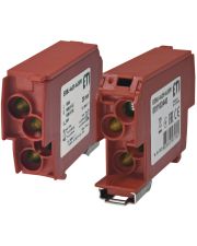 Розподільчий блок ETI EDBJ-4x25-4x25/R 100A 1000В AC/1500В DC червоний (1102440)