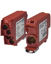 Розподільчий блок ETI EDBJ-1x70-4x25/R 192A 1000V AC/1500В DC червоний (1102444)