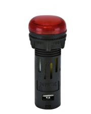 Сигнальна лампа LED ETI ECLI-16-240A-R 240В AC Ø16мм червона матова (4771606)