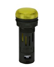 Сигнальна лампа LED ETI ECLI-16-240A-Y 240В AC Ø16мм жовта матова (4771608)