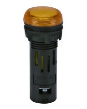 Сигнальна лампа LED ETI ECLI-16-240A-A 240В AC Ø16мм помаранчева матова (4771609)