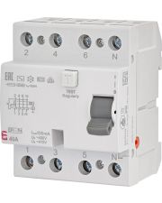 УЗО ETI EFI-P4 3P+N 40/0,1 AC 10кА (2061622)